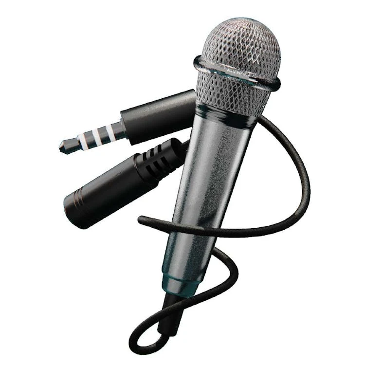 Mini 3.5Mm Aux Mic - Silver 1