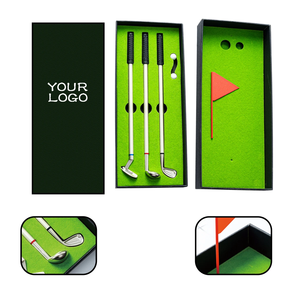 MOQ 20 PCS Mini Golf Pen Set 1