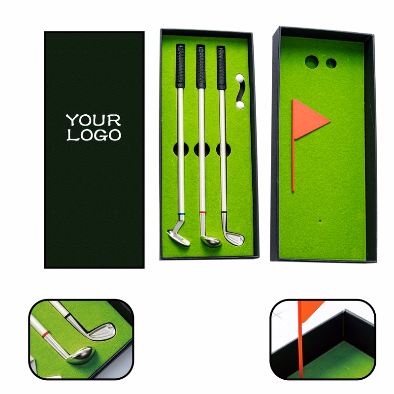 MOQ 20 PCS Mini Golf Pen Set