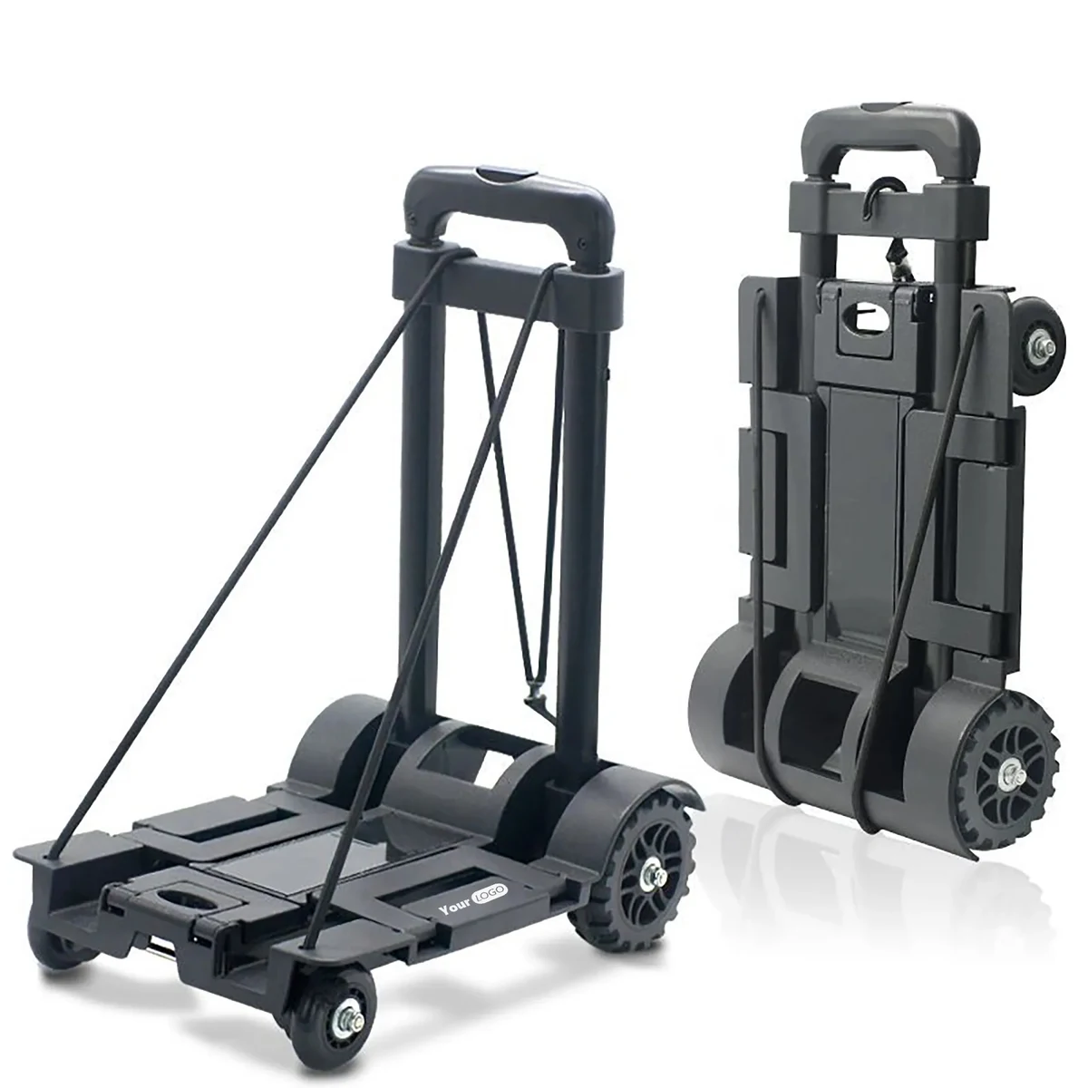 Aluminum Four-Wheel Foldable Handcart 1