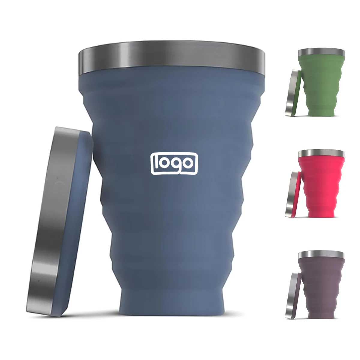 16oz Multi-functional Portable Foldable Water Cup 1
