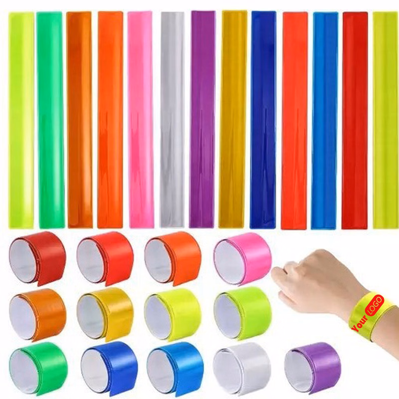 Reflective PVC Slap Wristband
