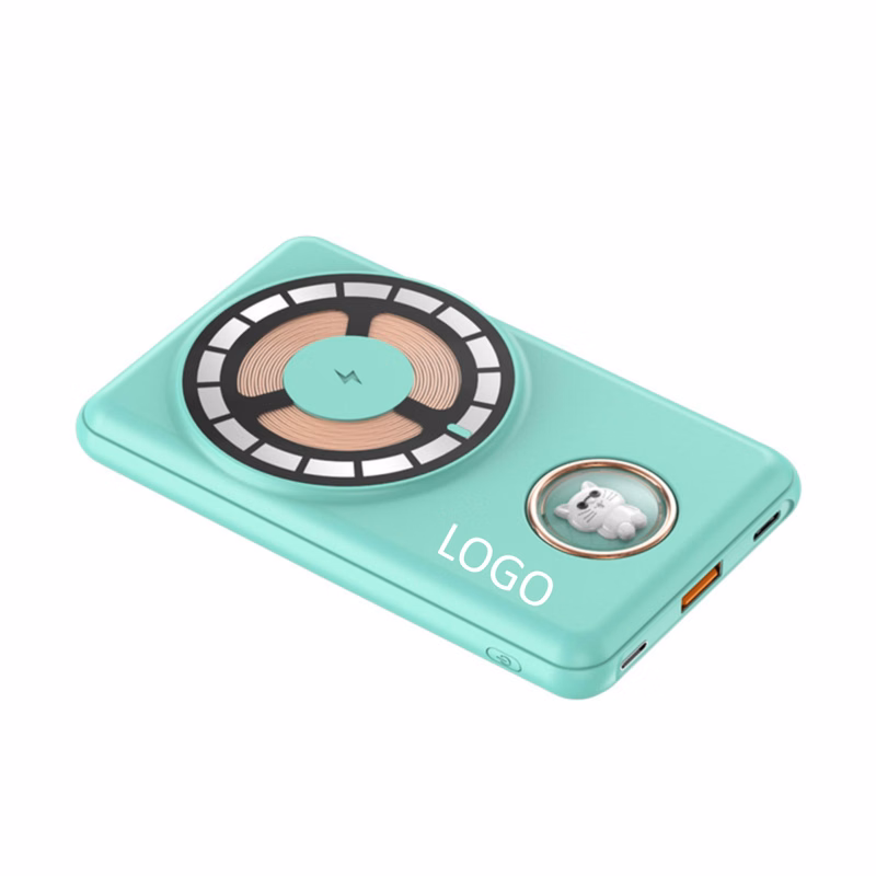 Magnetic wireless charging power bank with stand
