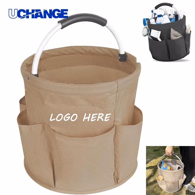 Collapsible Storage Basket with Handles Multi-Purpose Organizer