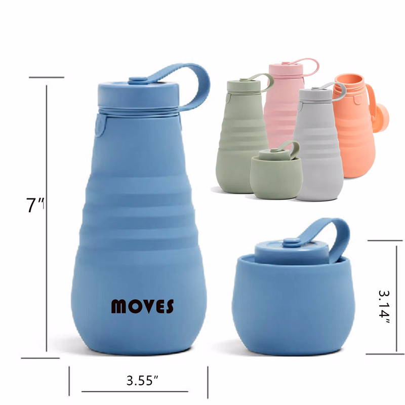 20OZ Silicone Foldable Water Cup