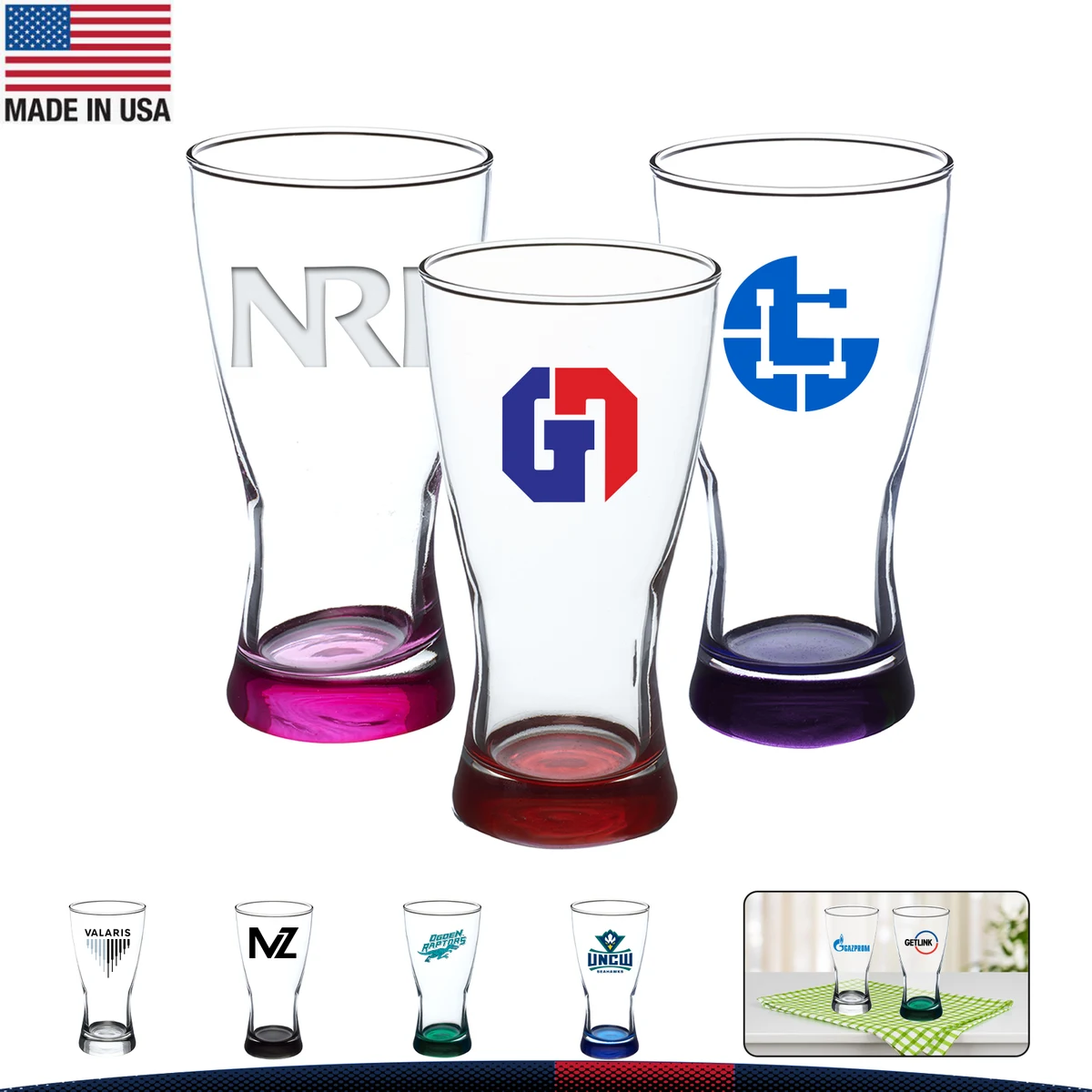 13.25 oz. Halstead Pilsner Glasses 1