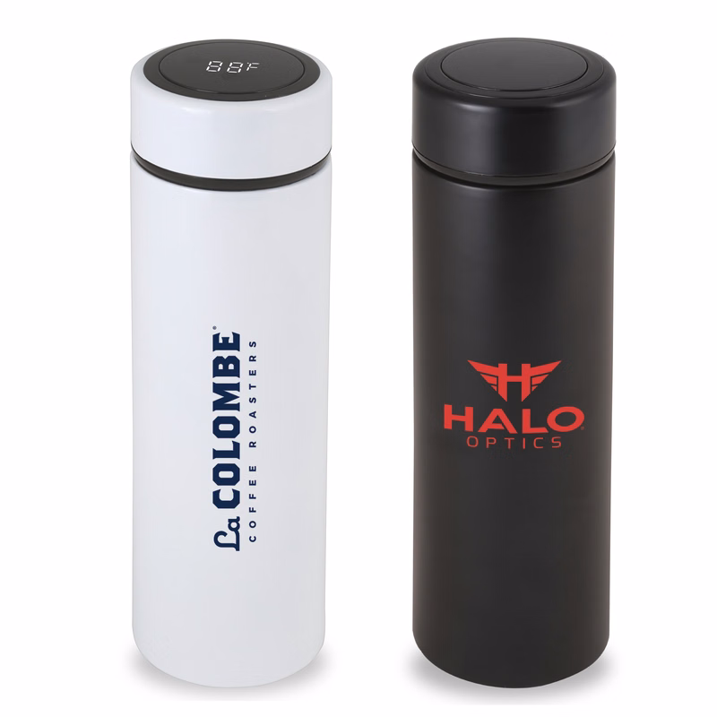 Thermo 17 Oz. Double-Wall Stainless With Thermometer Lid