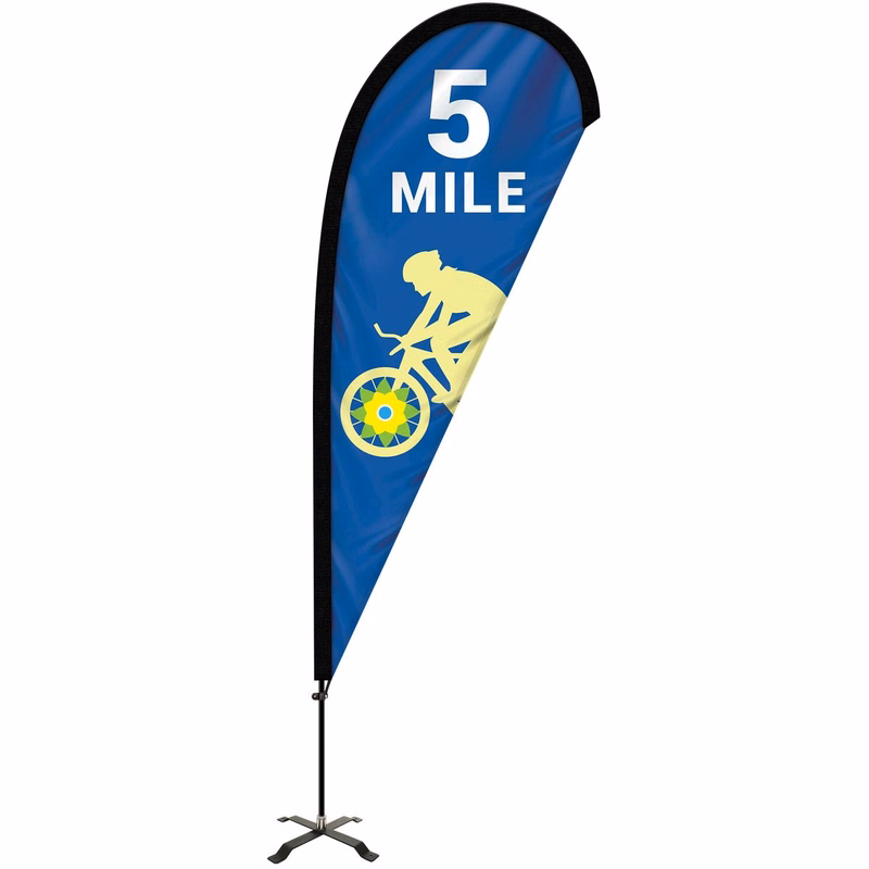 6' Portable Single Reverse Teardrop Kit with Cross Base