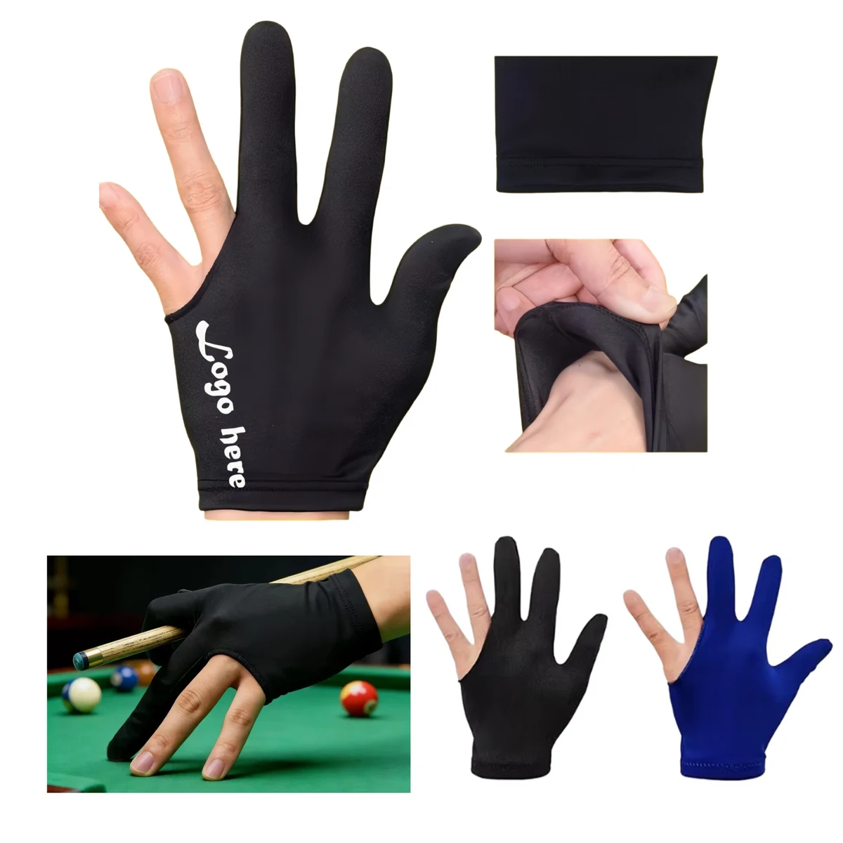 Fingerless Billiard Glove 1