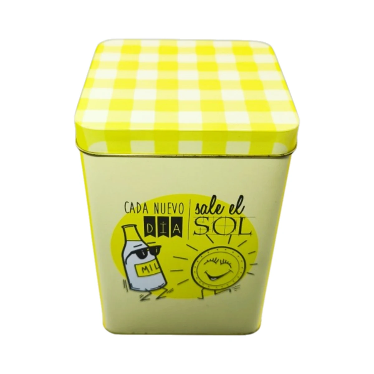 Custom Square Tinplate Snacks Container 1