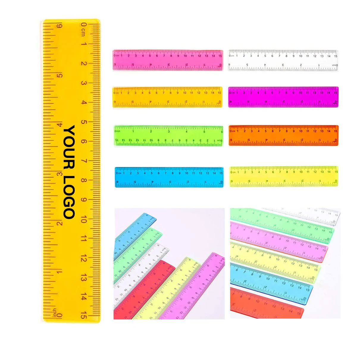 Shatterproof Plastic Rulers for Everyday Use 1
