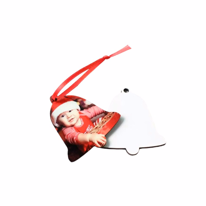 Bell MDF Christmas Ornament
