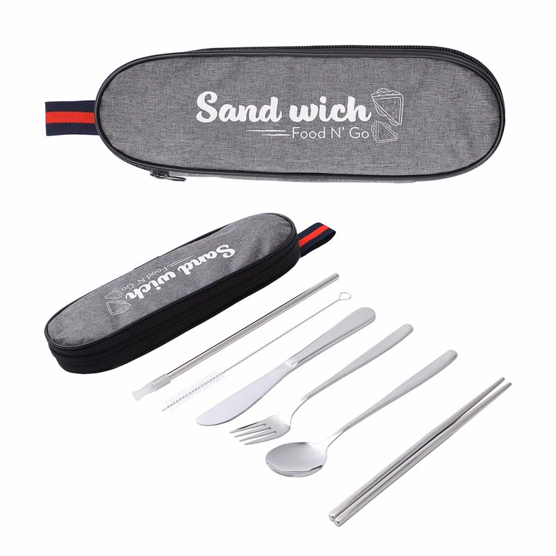 Stainless Steel Cutlery Set In Oxford Case