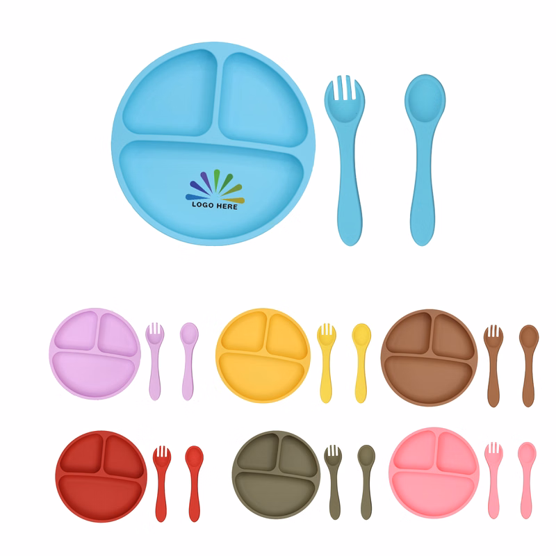 Silicone Baby Food Bowl With Suction Cup