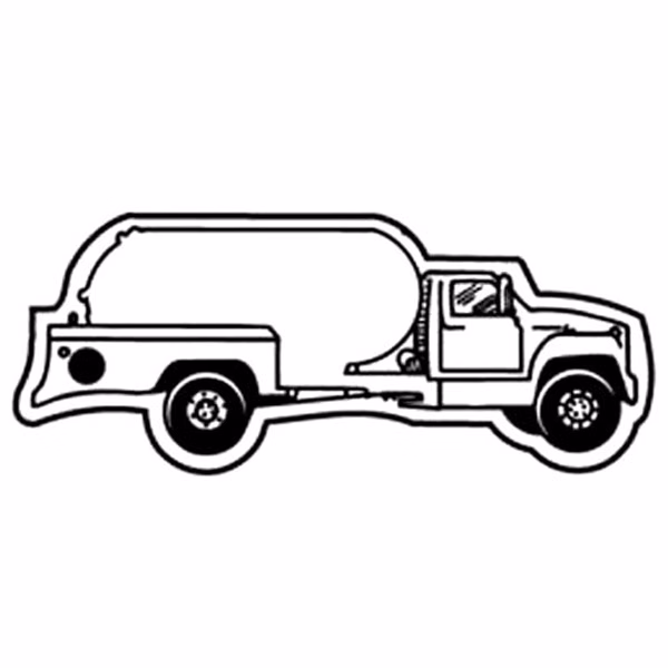 Propane Truck 3 Key Tag - Spot Color