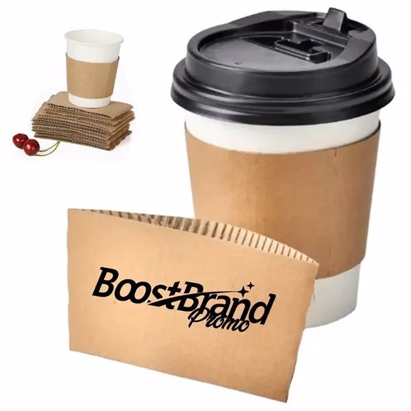 Custom 12 oz Insulated Coffee Cup with Sleeve and Lid — Workplace Beverage Promo