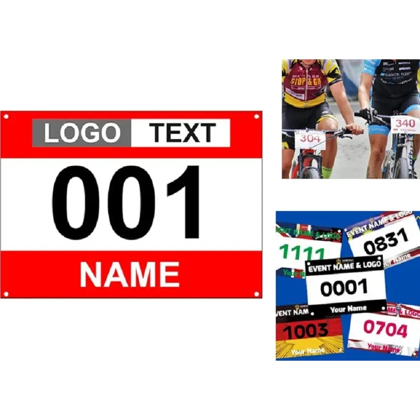 Custom Race Number - for Marathon Competitor 1