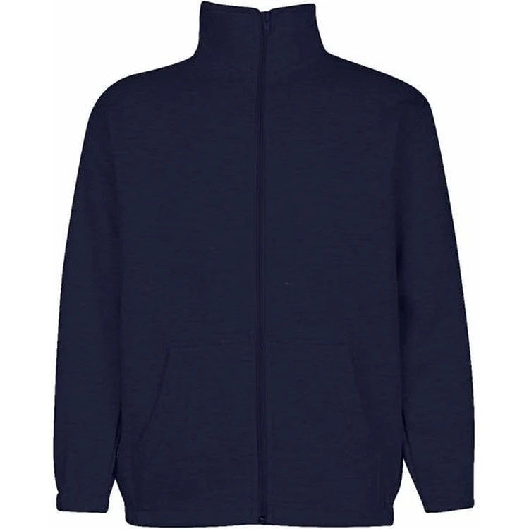 Youth Mock Neck Zippered Sweatshirts - Navy Size 7/8 (S) 1