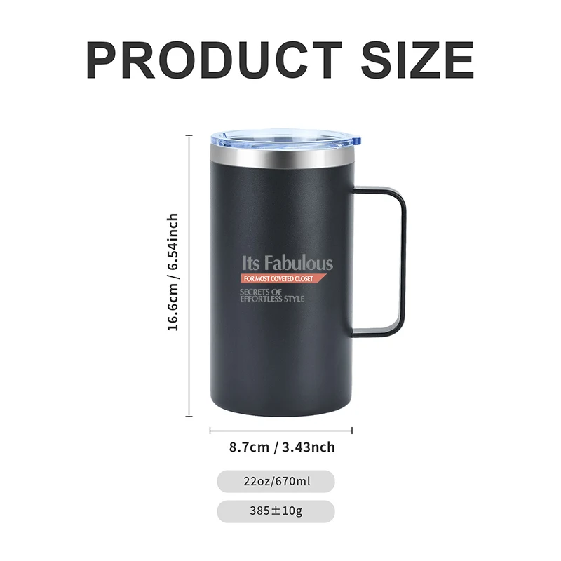 22Oz Stainless steel mug 1