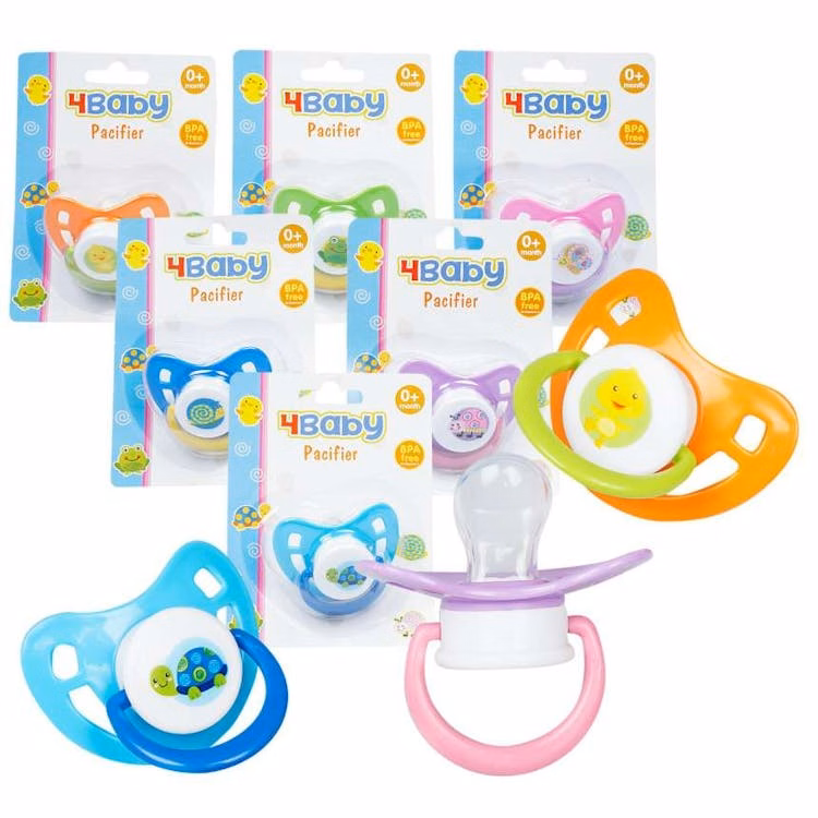 Pacifier W/ Orthodontic Baglet- Assorted Colors