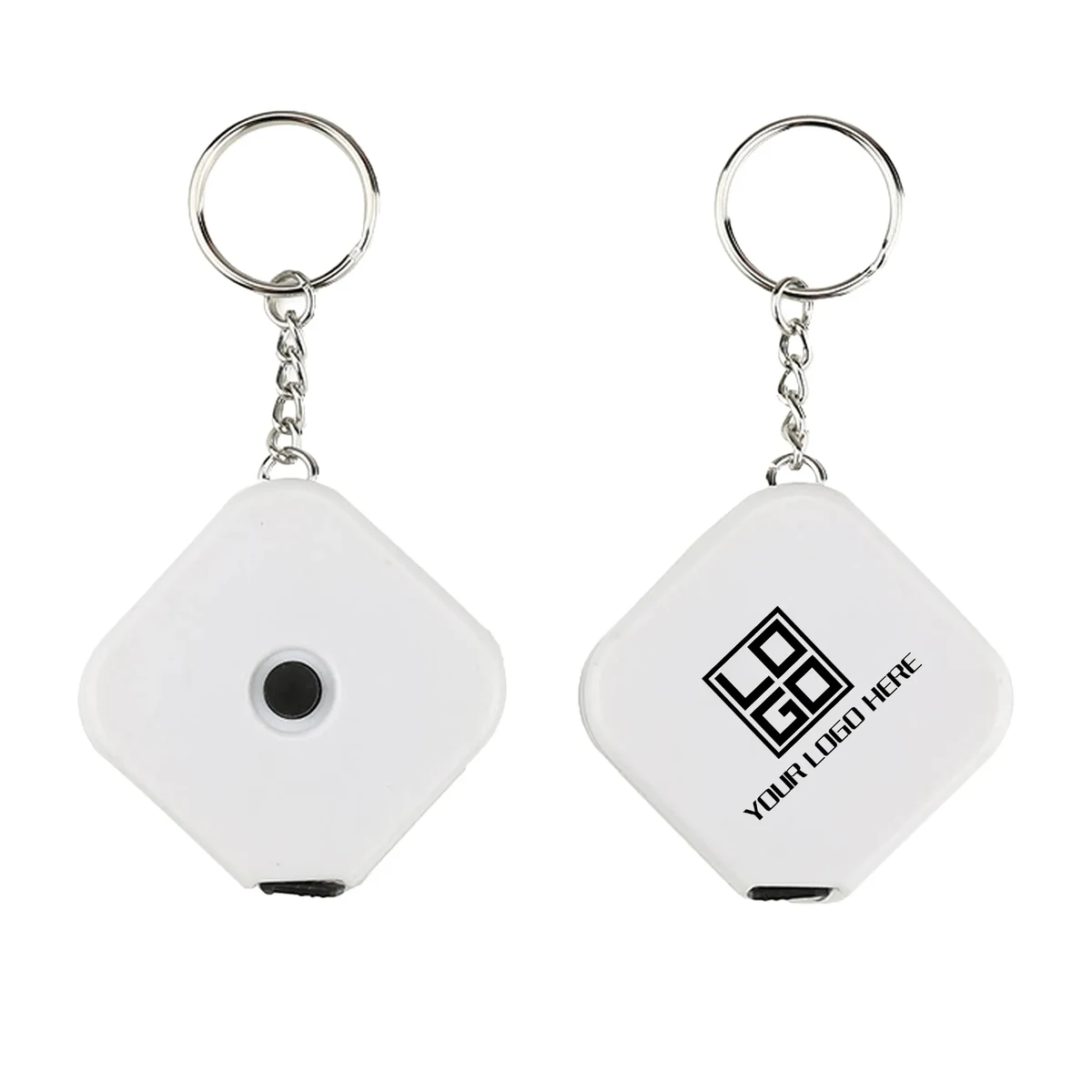 Square 5-Foot Tape Measure with Key Chain 1