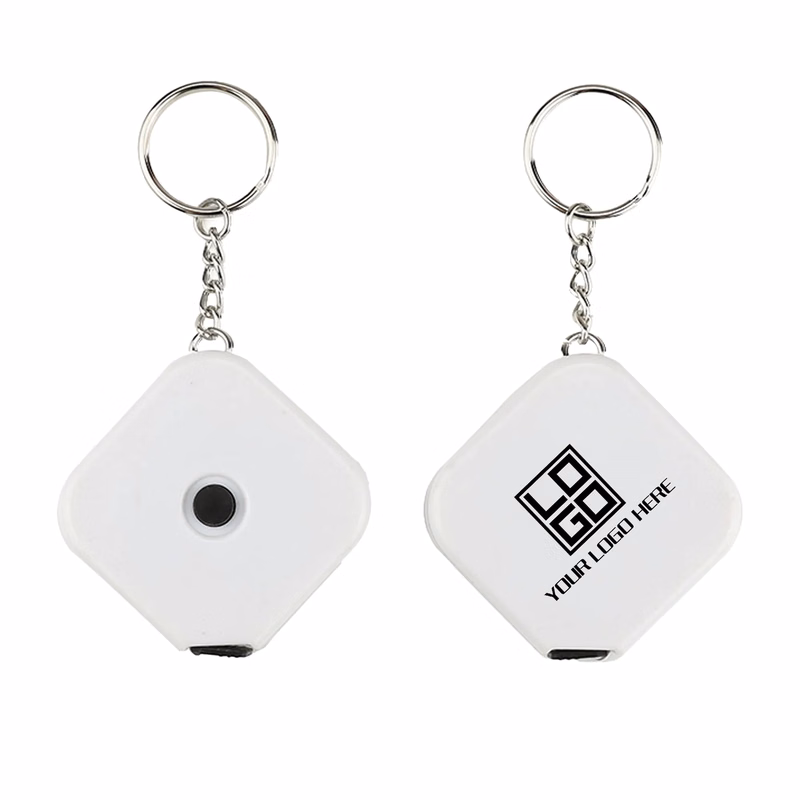 Square 5-Foot Tape Measure with Key Chain
