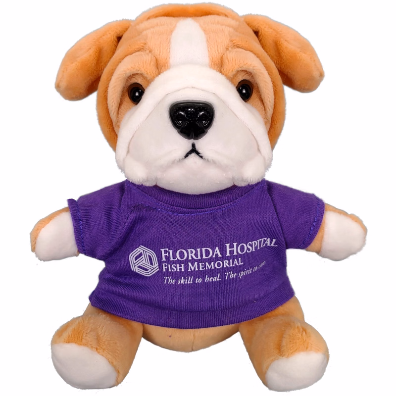6" Beanie Bulldog Plush