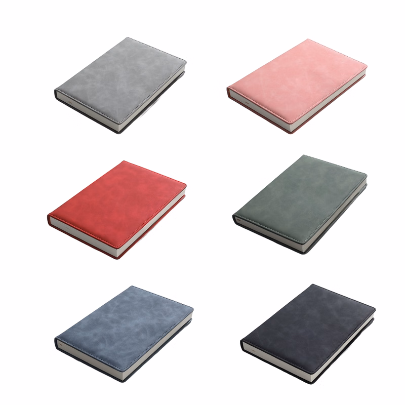 MOQ 50 PCS Notebook with Imitation Leather Cover