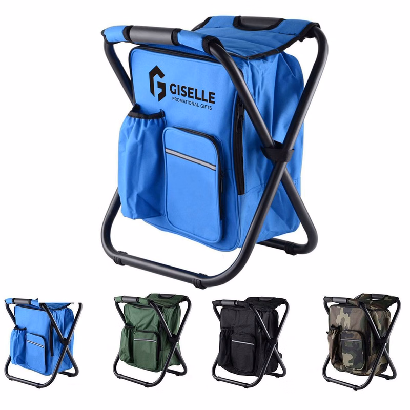 Foldable Waterproof Insulated Backpack Cooler Camping Chair