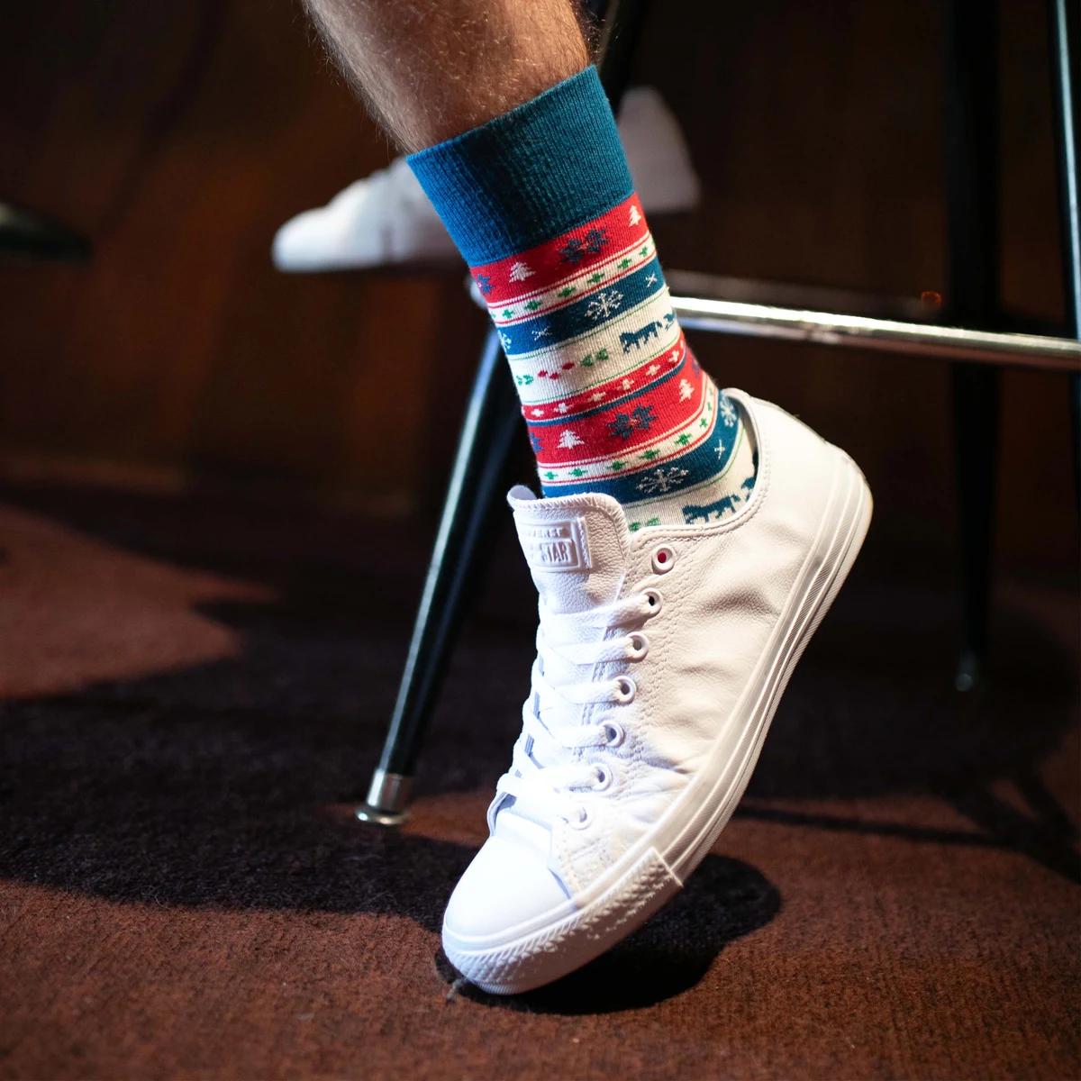 Custom Holiday Socks - Personalized Festive Footwear for Any Celebration - American Made 1