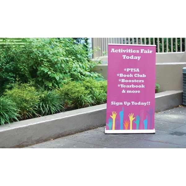 Adjustable Banner Stand 1
