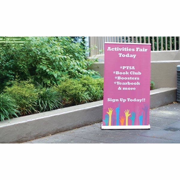Adjustable Banner Stand