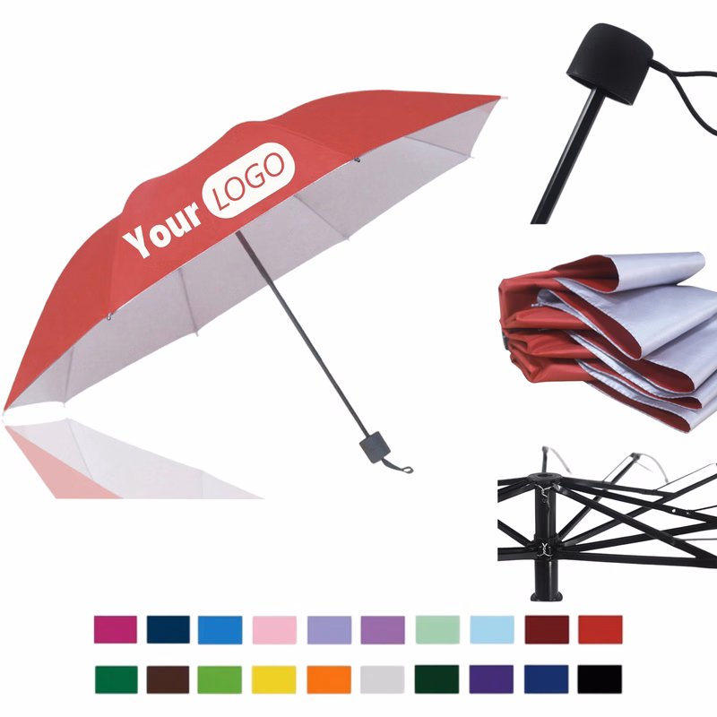 Colorful Compact Umbrella for Sun and Rain
