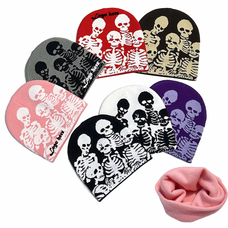 Creative Halloween Skull Knit Hat