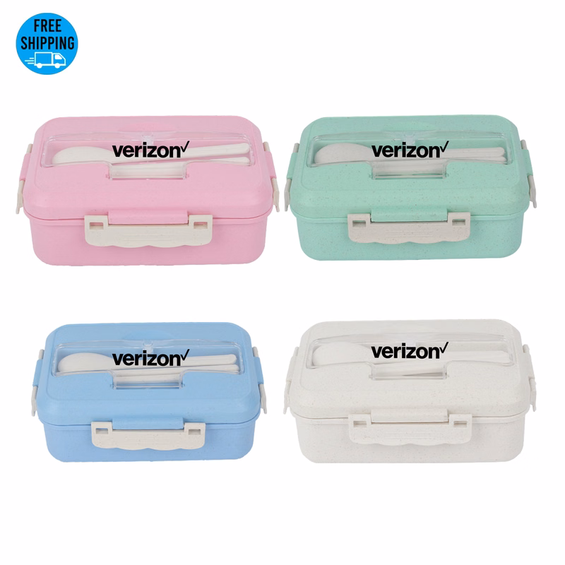 Wheat Straw Lunch Box-Ocean