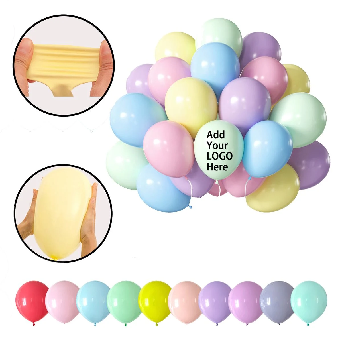 Holiday Decor Macaron Thickened Balloons 1