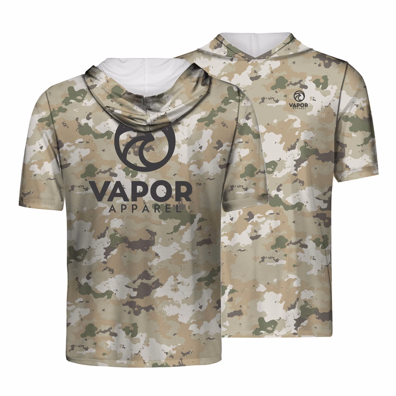 Vapor Apparel Full Sublimation Men's Lightweight Short Sleeve Hoodie