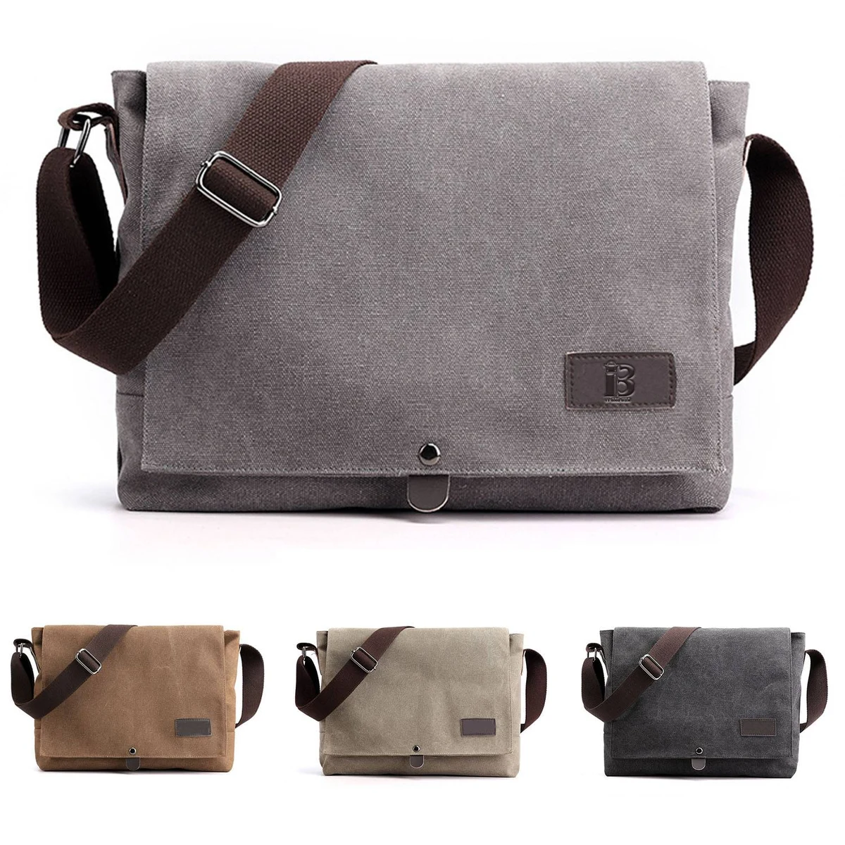 Canvas Cross-body Messenger bag for man 1