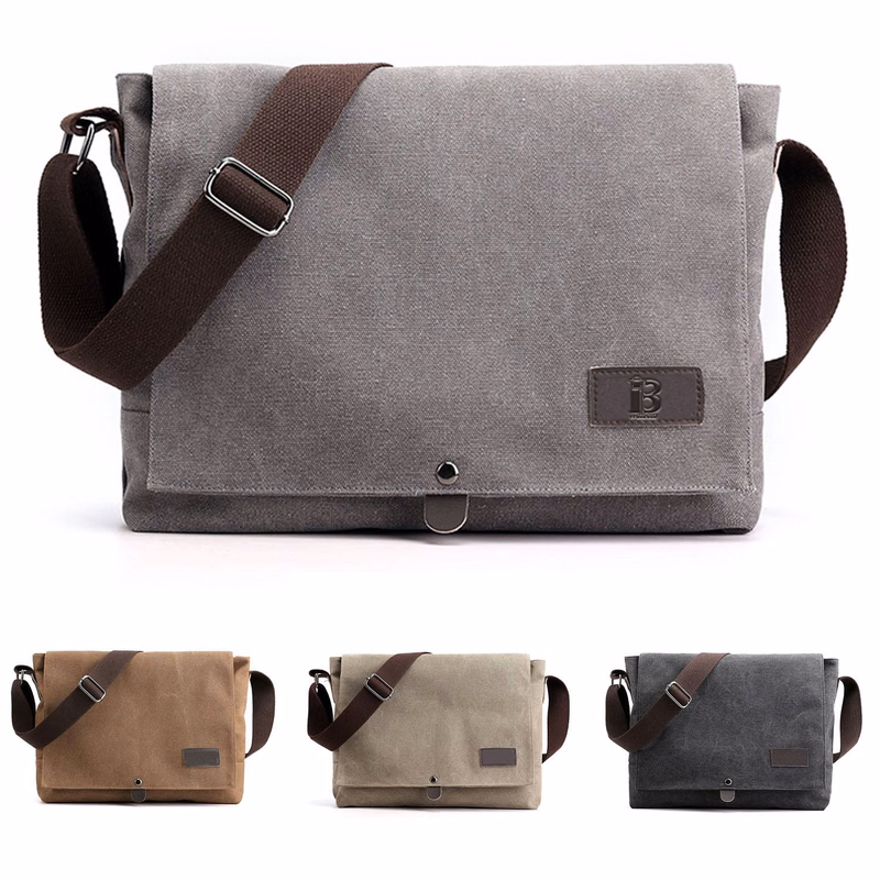 Canvas Cross-body Messenger bag for man
