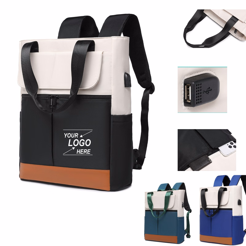 Women's Convertible Laptop Backpack for Work and Travel