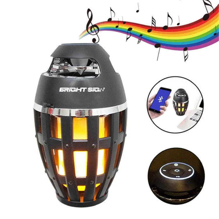 LED Bluetooth Speaker with Flame Effect Light 1