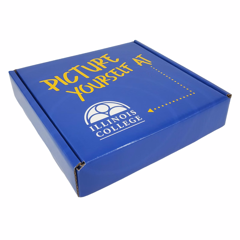 10 1/4" x 10 1/4" x 2 1/4" - B-Flute Outside Tuck Box