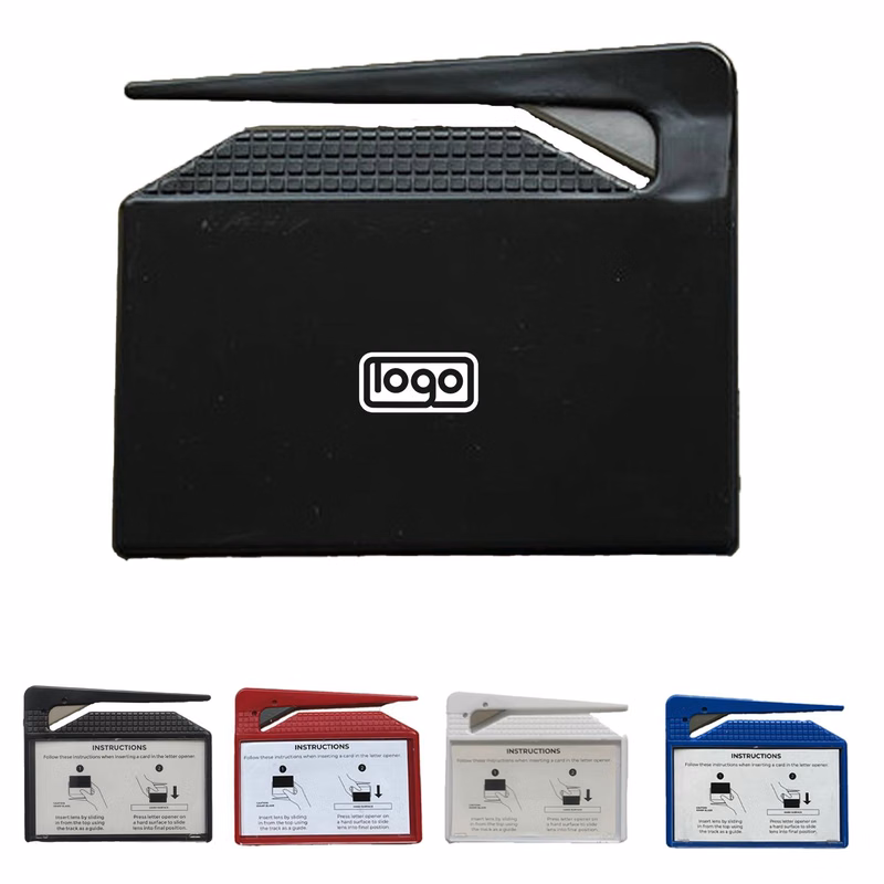 2-in-1 Plastic Card Case Letter Opener
