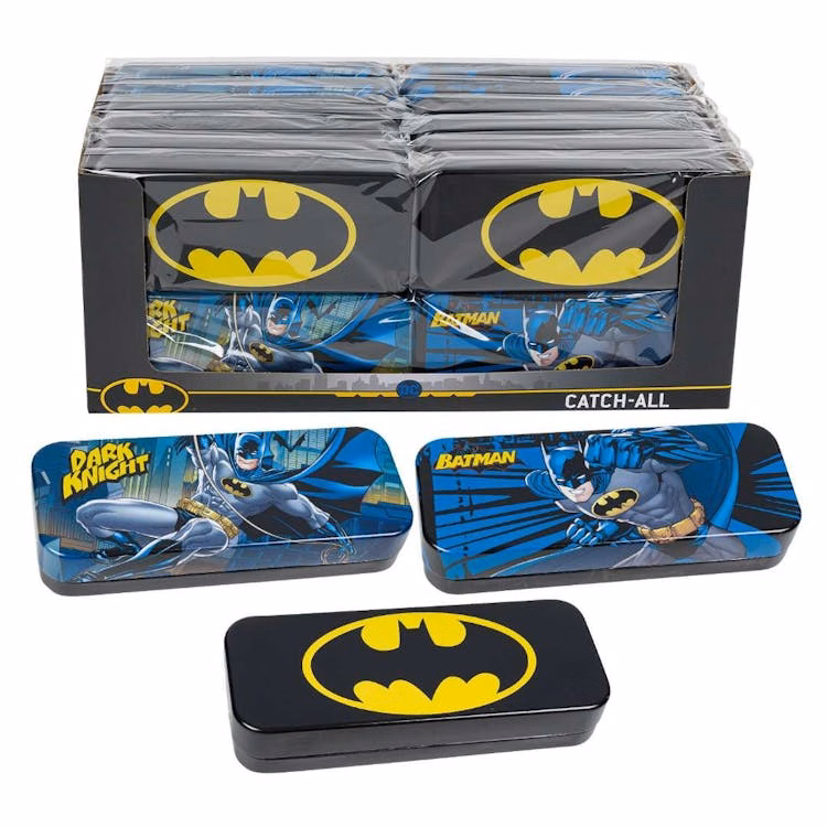 Batman Tin Pencil Case Assorted 8"