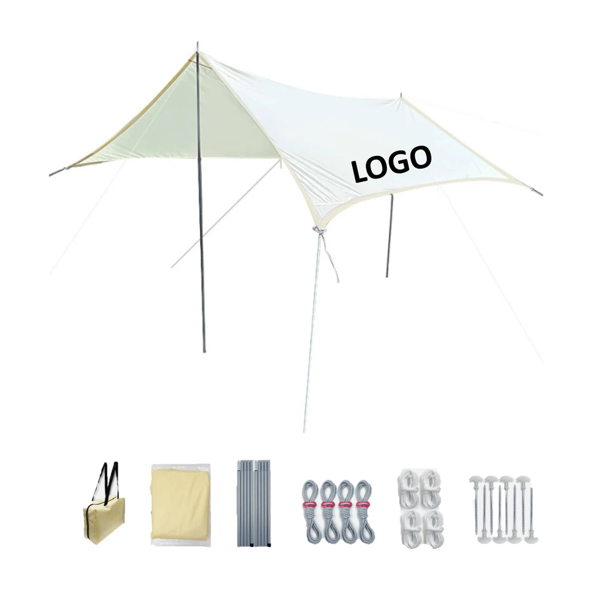 Portable Waterproof Sunshade Fly Tent Tarp 1