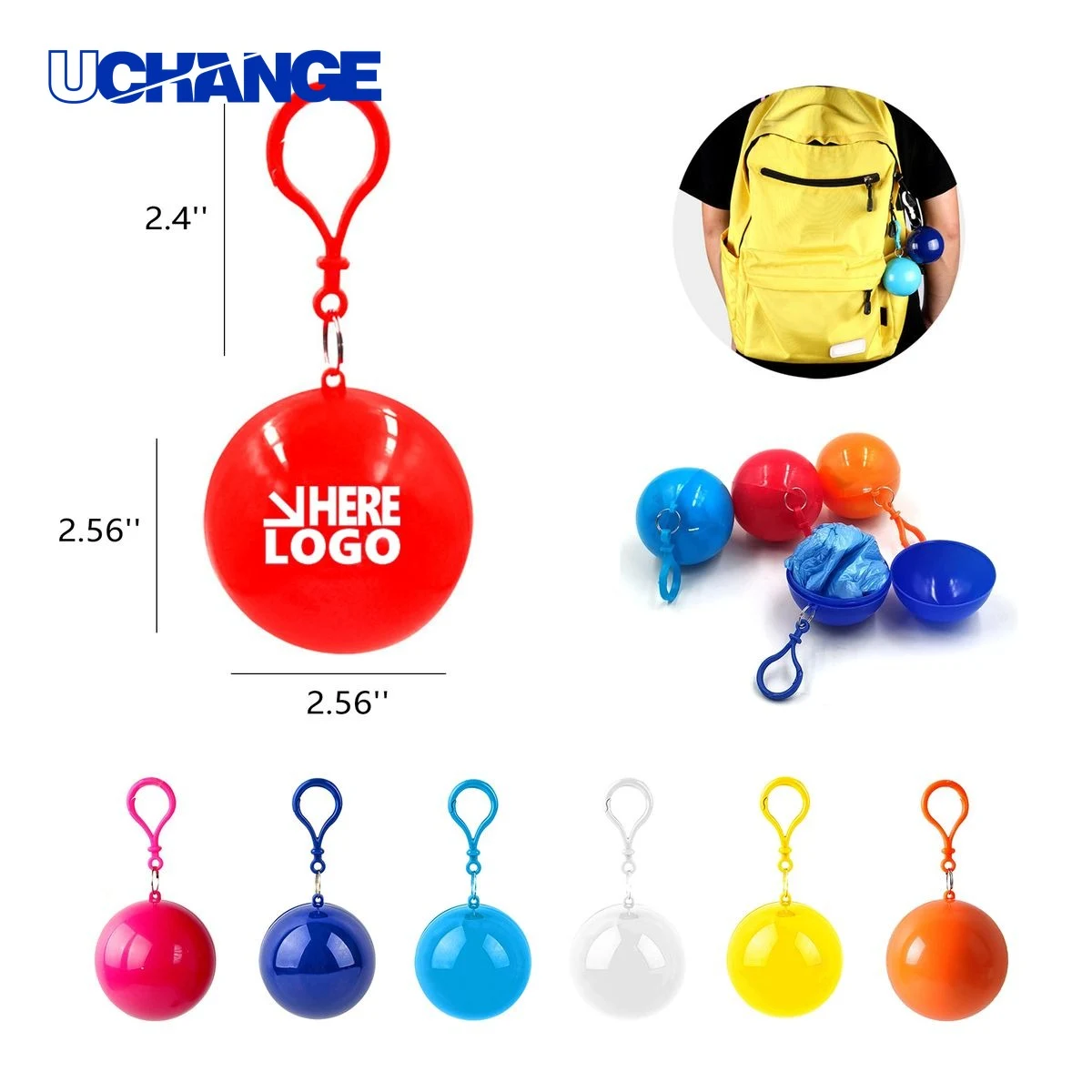 Portable Disposable Emergency Raincoat Ball 1