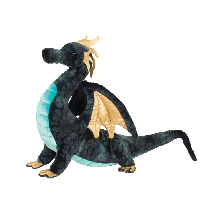 Aragon Navy Dragon Stuffed Animal 1
