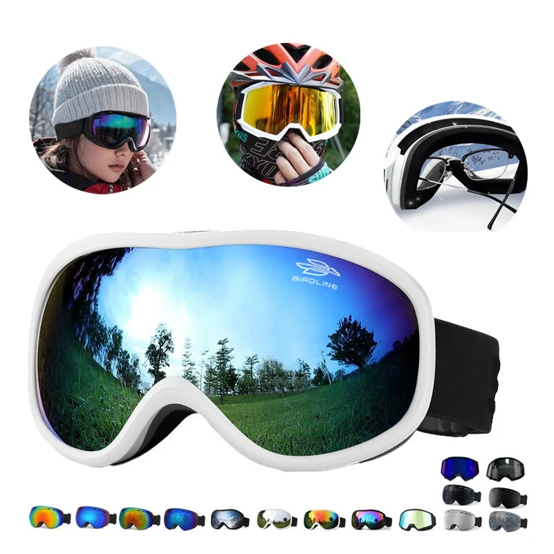Spherical Anti-Fog UV400 Protection Ski Goggles 1