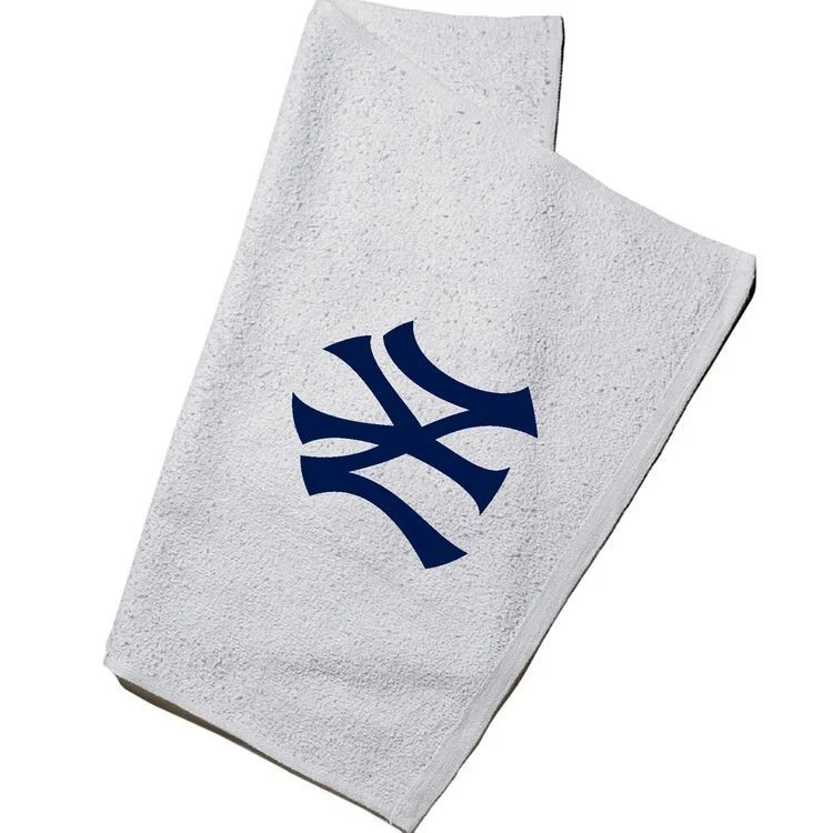 100% Cotton White Terry Rally Towel - 16"x19" 1