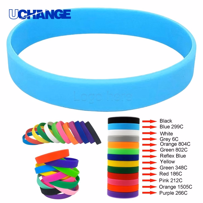 Debossed Silicone Wristband Bracelet